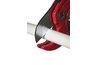 PEX pipe is easy to cut and work with.