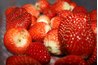 Strawberries are warm climate lovers and sand holds heat well.
