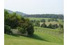 Green rolling hills in Vermont.
