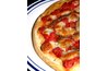 Replace pizza sauce with tomato relish for added zip.