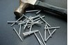Use a hammer and nail to make a hole