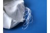 Use a rag to soften and wipe away as much glue residue as possible.