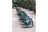 Patio furniture made from polyester resin is inexpensive, weather-resistant, and sturdy.