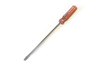 Pearl snaps are easily removed using a flat head screwdriver.