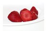Simply remove the stems to include whole strawberries on your fruit tray.