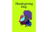 Use a Thankgiving turkey cutout to play a child's game.