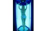 Tanning beds us UV light to change skin color.