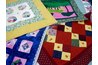 Handmade quilts.