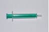 You can use a 30-to-35ml syringe.