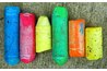 Use sidewalk chalk to create a barrier around the pole on which the mailbox is mounted.