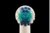 An electric, or battery-operated, toothbrush removes plaque faster than a manual toothbrush.