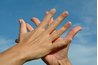 Tell a story through hands.