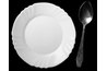 Avoid patterned rims that can create air gaps between the two plates.
