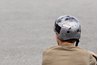 A skateboard helmet is the best base for a hard hat.