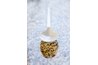 Using a spoon to measure the paint will help you achieve an exact ratio.