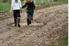 Rubber boots can be shared with friends.