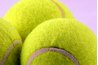 Tennis balls help fluff up large comforters.