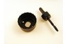Example of a hole saw drill bit