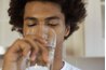 Man drinking water