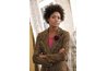 For a modern look, try wearing a funky brooch in the traditional placement.