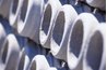 Lightweight concrete pipes.