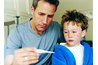 Boy with chicken pox