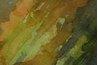 Pigments are mixed with water in watercolor painting.