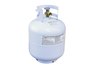 Gas powered lanterns can be used with propane tanks to provide light.