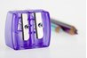 You don't have to worry about damage to the blades of these inexpensive sharpeners.
