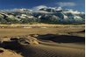 The Great Sand Dunes National Monument is comprised of huge windblown deposits.