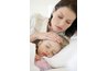 Woman with sick child