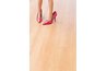 Walking in heels adds to the challenge of perfect posture.
