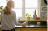 Woman in her kitchen