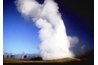 You'll have plenty of company at Old Faithful on an August afternoon.