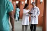 Doctors discussing test results