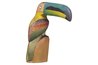 You can use this stylized toucan beak as a guide for the cutout's shape.