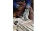 Different types of hammers will produce different effects on the stone.