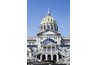 The Pennsylvania State Capitol is patterned after St. Peter's Basilica.