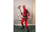 Deadpool's shirt changes depending on the designer.