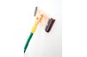 A pole sander works well on large or high surfaces.