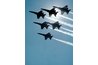The Blue Angels are based in Pensacola, the westernmost Florida city on I-10.