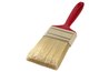 Use a clean, soft paintbrush to brush the dust and residue from the walls before applying a new finish.
