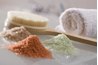 Salt scrubs and baths can rid the body of harmful toxins in the skin.