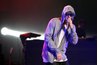 Eminem rocks a hoodie.