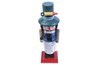 This is an example of a modern wooden polychrome ornament.