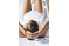 A one-piece swimsuit covers the mid-section.