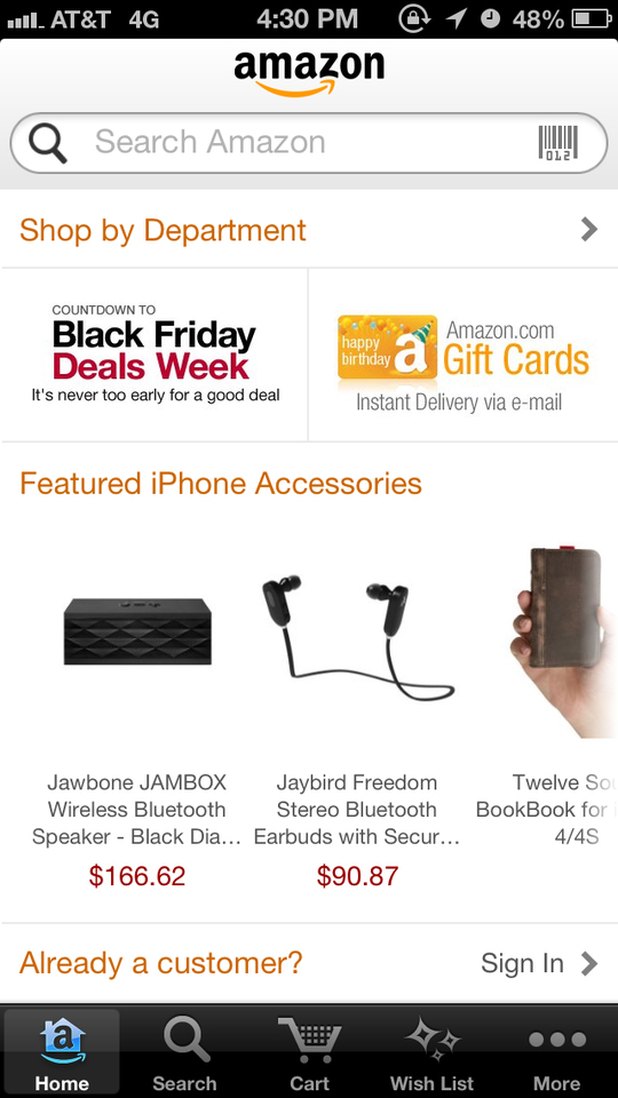 Encuentra todo eso que estás buscando con la aplicación de Amazon.