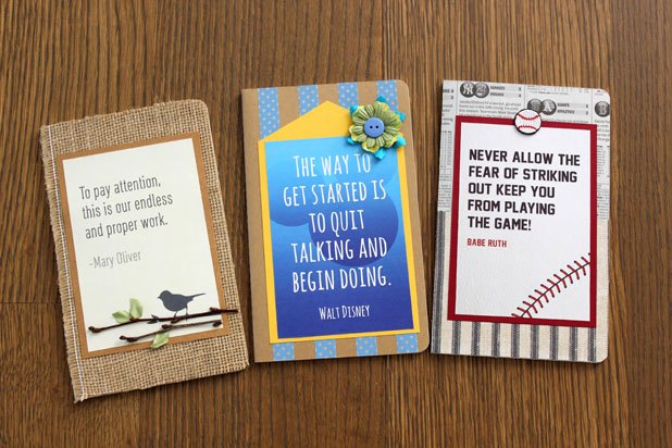 Inspirational journal covers Inspirational journal covers