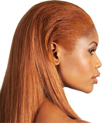This is how a half weave looks when applied