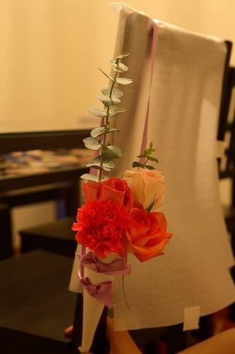 Hanging flower cones.